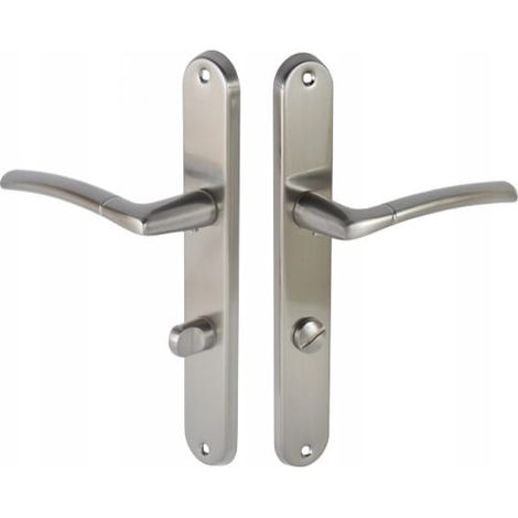 Innentürgriff, lange WC-Abdeckung, links, Chrom, gebürstetes Nickel