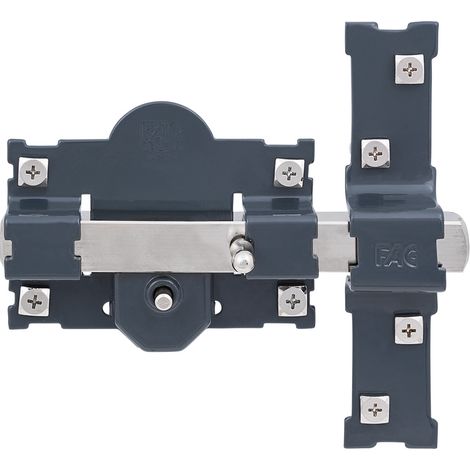 Sicherheitsriegel Fac 101R105P Stahl dunkelgrau 18 mm (1/2)