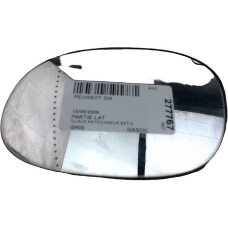 Glace Retroviseur Exterieur G PEUGEOT 206 [PRODUIT D'OCCASION]♻️8151cg (1/2)