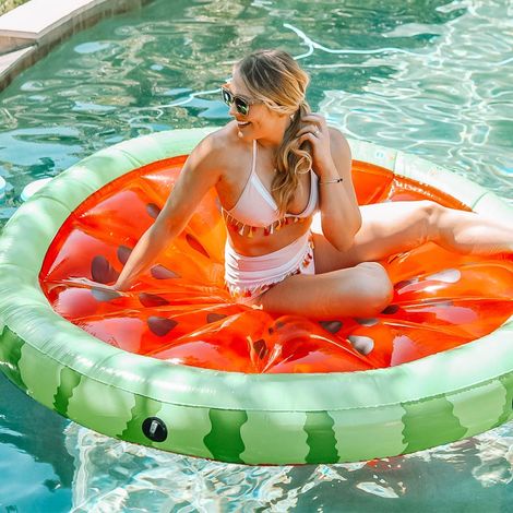 Schwimmende aufblasbare Matratze Ø183 cm - Intex 56283 Angry Form Island (1/5)