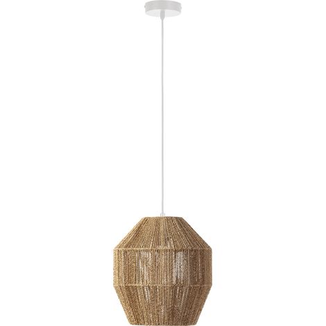 Suspension Ishi en corde tressée, diamètre 30 cm