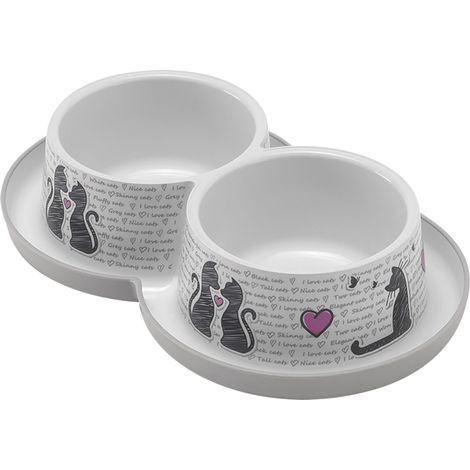 Gamelle chat Cats In Love double