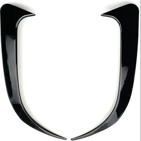 Spoiler arrière Spoiler de Pare - Chocs arrière Bouchon de Ventilation w117 cla 200 220 250 260 45 2013-2018 Spoiler d'aile de Voiture (Noir) (1/4)
