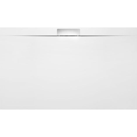 Receveur de douche KAZUKO en marbre coulé, 150x90cm, blanc (1/4)
