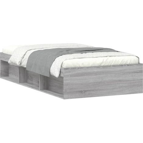 Cadre de lit sonoma gris 90x190 (1/5)