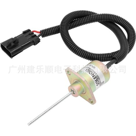 1503ES-12A5SUC9SCC28 flameout solenoid valve compatible with Kubota V2203 fuel cut-off solenoid valve parts (1/3)