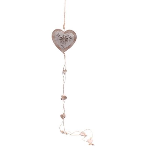 Decorazione cuore in metallo in confezione da 4 (kit da 3) (1/2)