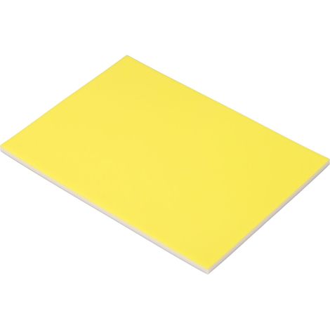Gummistempelblock 20x15x0,5cm, doppellagig, zum Drucken in Gelb und Weiß (1/5)