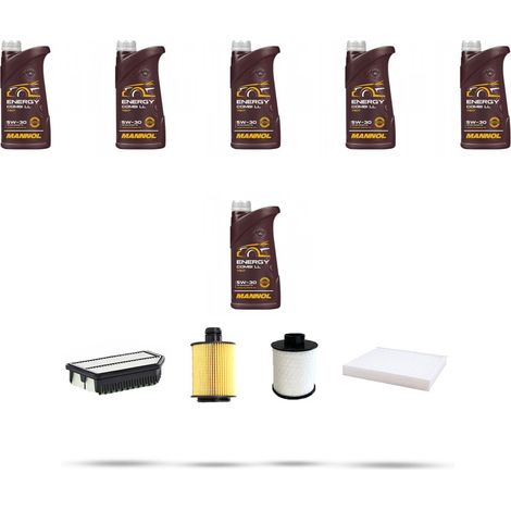 Kit tagliando 4 FILTRI e 6L OLIO compatibile con Suzuki Vitara II 1.6 DDIS 88kw Dal 2015 (1/5)
