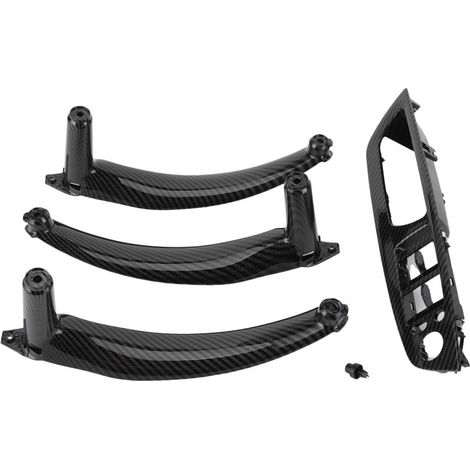 Carbon Fiber Interior Door Handle Trim Car Interior Door Handle Trim Decorative Cover Interior Accessories for X5 (1/5)