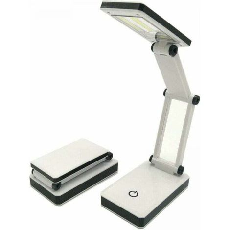 Mobile COB-LED-Lampe, faltbare Schreibtischlampe mit 3 Helligkeitsstufen