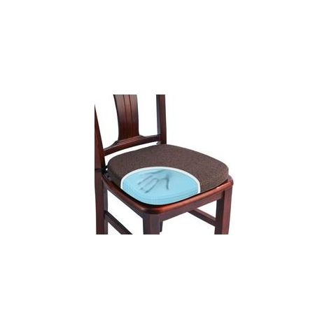 Coussin de chaise en mousse à mémoire de forme pour chaise de salle à manger, tissu tissé confortable, coussin de chaise de cuisine en forme de U de 40,6 cm, amovible et antidérapant (marron foncé) (1/5)