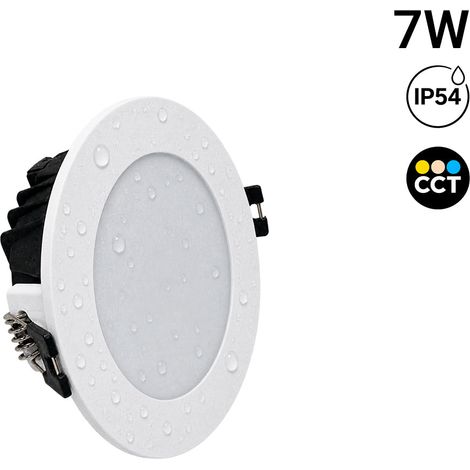 Downlight LED Circular Empotrable - CCT - 7W - Corte Ø 95 Mm