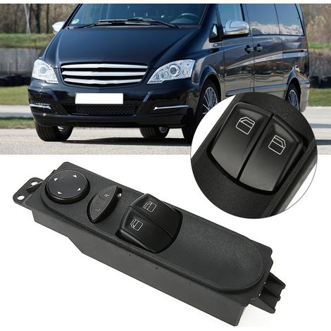Elektrischer Fensterheberschalter Power Master, kompatibel mit Mercedes-Benz V-Klasse W639 Vito (2003–2014), Fensterheberschalter, Ersatzteil (1/5)