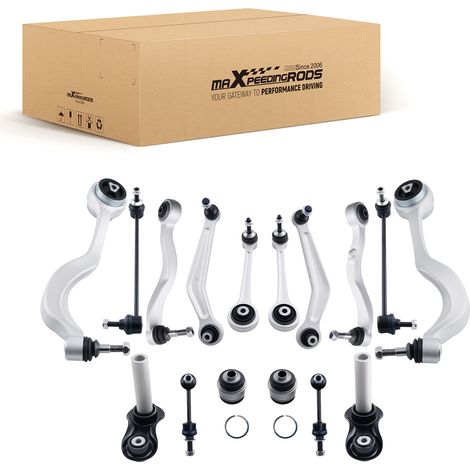 FRONT REAR SUSPENSION WISHBONES CONTROL ARMS LINKS SET FOR BMW 5 SERIES E60 E61 (1/5)