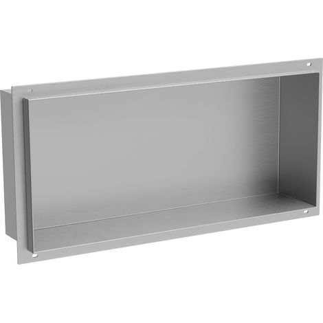 Mexen X-Wall-NR nischenregal ohne flansch 45 x 20 cm, inox - 1911452010 (1/5)