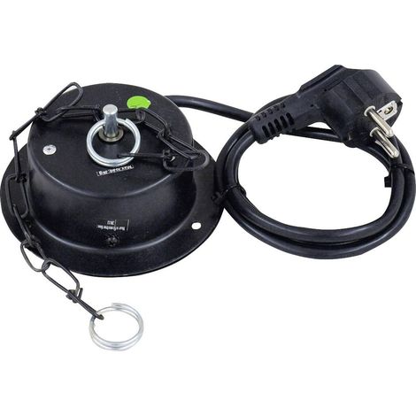 Moteur de boule à facettes 108 mm – Vitesse 1,5 tr/min – Charge max 3 kg – Pour boules jusqu'à 30 cm – Alimentation 230V AC – Eurolite - A565412 (1/2)