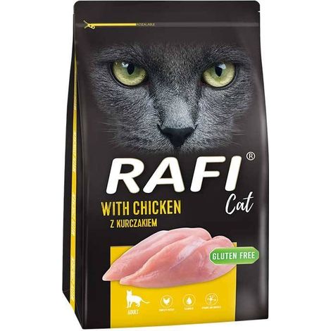 Croquettes Rafi pour chat au poulet 1,5 kg