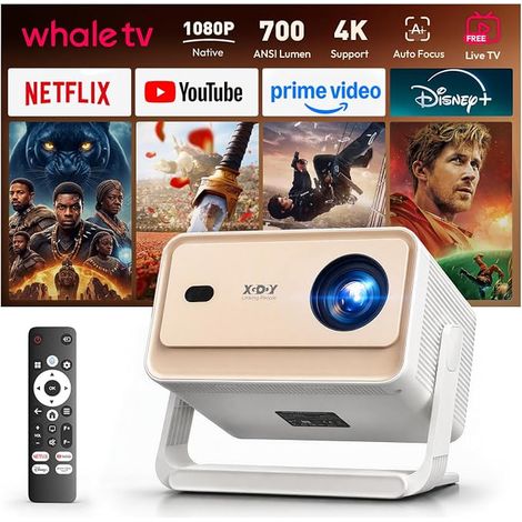 Xgody N6 Pro 1080P Native Projector 4K Decoder (1/5)