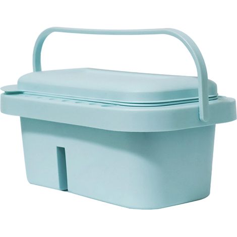 Pinceau de peinture pour bassin, seau de lavage avec boîte à palette, nettoyeur d'artiste portable pour peinture à l'aquarelle, nettoyeur de bassin pour peinture acrylique