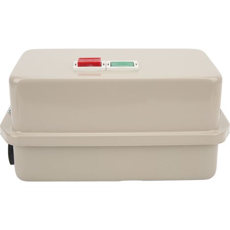 Interrupteur de commande de démarreur magnétique pour moteur monophasé 220/230 V ou triphasé 380/400 V, 37-50 A (1/5)