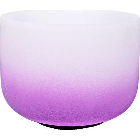 Cuenco tibetano de cristal, potenciador de energía, alivia el estrés, nota Si 440 Hz (1/2)