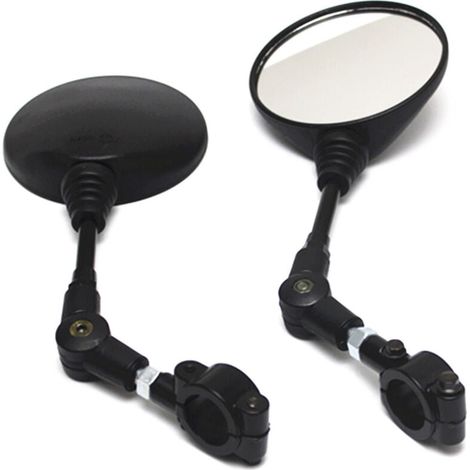 Trywise  1 paire de rétroviseurs latéraux universels pour motos et scooters pour voitures de ville et scooters universels (1/4)
