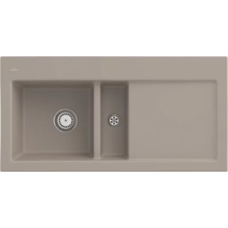 VB Einbauspüle Subway 60 677001 1000x510mm Rechteck Almond CeramicPlus (1/3)