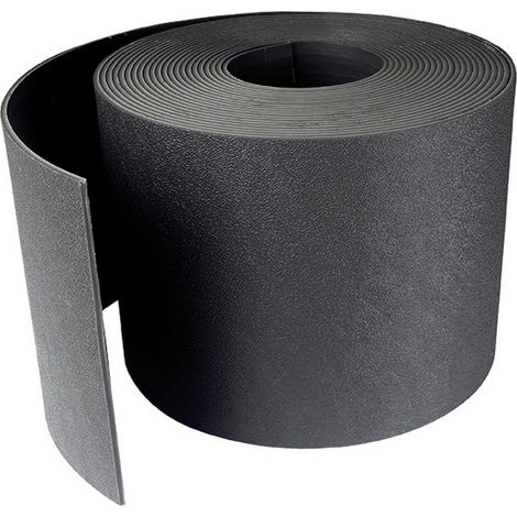 Etik Bordura flexible Einfassung - Anthrazit - 15 cm x 10 m - 100 % recyceltes Polyethylen NORTENE