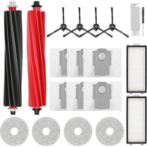 Zum Zubehör für den Roborock Qrevo Master Staubsauger gehören 1 Hauptbürste, 2 HEP-Filter sowie eine Staubsaugerbürste mit Zubehör. (1/5)