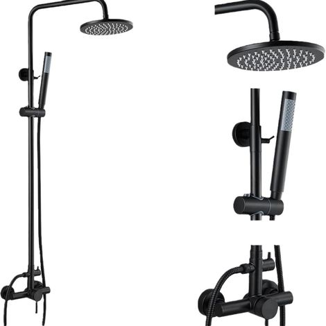 Set de douche en acier inoxydable, baignoire maison, douche, salle de bain, pomme de douche minimaliste moderne (1/5)