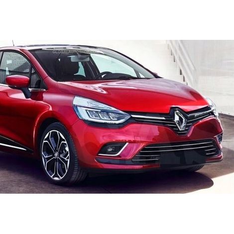 Renault Clio IV - Strisce cromate, paraurti, griglia (1/5)
