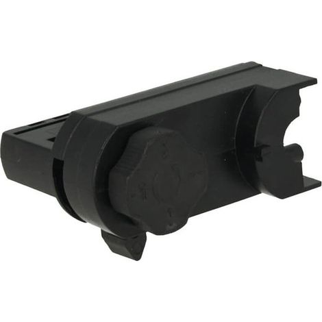 Testa Alimentazione Del Faro Led Colore Nero Con Morsetti Per Binario Trifase CB40201 CB40202 CB40203