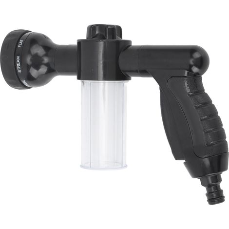 Hundewaschschlauchaufsatz, ergonomische Sprühdüse für Haustierwaschschlauch mit verdickter Seifenspenderflasche, schwarz (1/5)