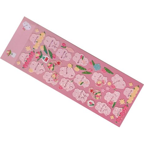 Feuille d'autocollants décoratifs, portables et faciles à déchirer, pour scrapbooking et cadres photo. (1/5)