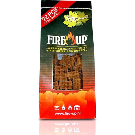 Accendifuoco 72 cubetti ecologico fire up (1/2)