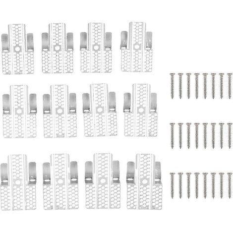 Trockenbau-Reparaturclips, einfache Montage, professionelles Lochreparaturset für Wände und Gipskartonplatten, stabile Metall-Rückseitenclips – JXLGV (1/5)