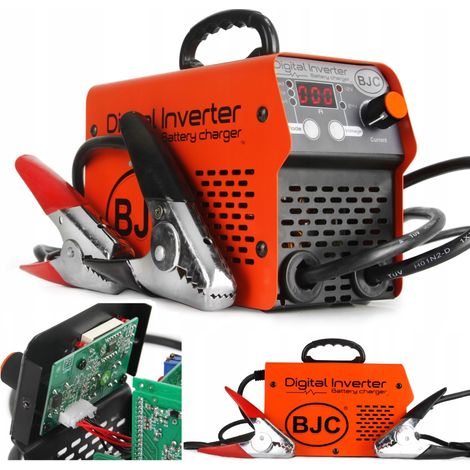 Autobatterieladegerät KFZ PKW BC400 12/24V 40A gerät Starthilfe Booster 400A 50-500 Ah Batterielader Batterieladegerät