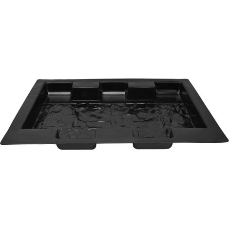 Clôture décorative en pierre de culture colorée, moule pour poteau de barrière de jardin, outil de fabrication de poteau de clôture (Modèle : Mold-27) (1/5)