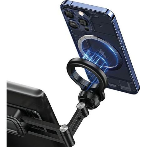 USAMS USZJ076 Supporto magnetico per cruscotto nero