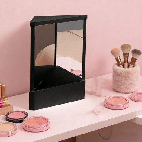 Miroir Non Inversé - Réflexion Réelle Sans Distorsion - Pour Maquillage Coiffure Soins Visage - 1 Pièce (1/5)