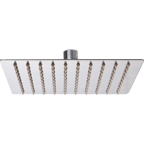 Pommeau de douche à effet pluie carré de 8 pouces G1/2 Pommeau de douche haute pression Pommeau de douche pivotant pour salle de bain Pommeau de douche à effet pluie de bain en acier inoxydable super (1/5)