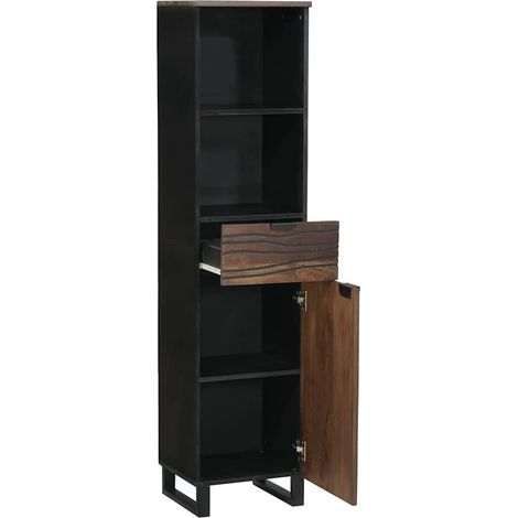 Maison Exclusive - Badezimmerschrank Walnuss 38 x 33 x 160 cm Hol