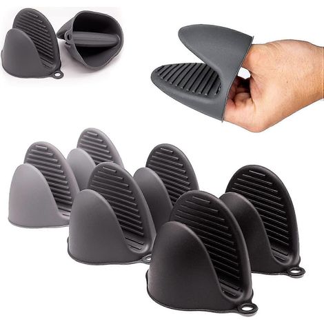 3 Paires Gants De Four Et Maniques Cuisine,gants De Cuisine,gant Pour Four Anti Chaleur Silicone Résistant Chaleur Et Antidrapant Adapts Pour La Cuiss (1/5)