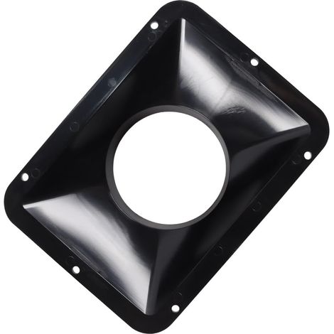 Bride de raccordement pour conduit d'aération, adaptateur pour tuyau de ventilation long, bride murale, connecteur de ventilation pour hotte de cuisine, pour système de ventilation de (1/5)