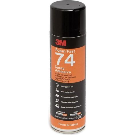 ADHESIVO EN SPRAY TAPICERIA 3M S74 500ml (1/2)