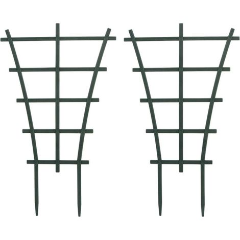 2 tuteurs empilables pour plantes grimpantes, supports de jardin extérieur compacts (1/5)