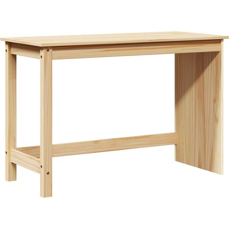 Maison Exclusive - Schreibtisch Braun 112 x 50 x 75 cm Massivholz
