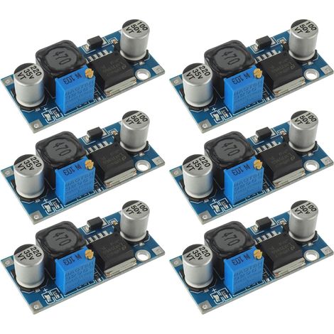6 Piéces DC-DC Convertisseur Abaisseur Buck Converter 3,2-35V à 1,25-35V Alimentation Réglable Module, Step-Down Power Supply Converter, Régulateur De Tension De Rendement Élevé (1/5)