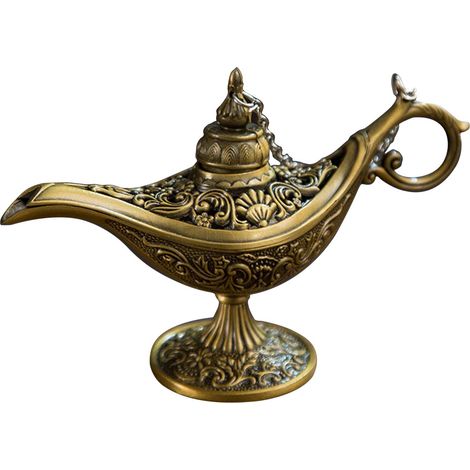 Dekorative Zinklampe, Magische Bronze-Kollektion Aladdin, 11,5 cmDekorative Zinklampe, Magische Bronze-Kollektion Aladdin, 11,5 cmDekorative Zinklampe, Magische Bronze-Kollektion Aladdin, 11,5 cm (1/5)